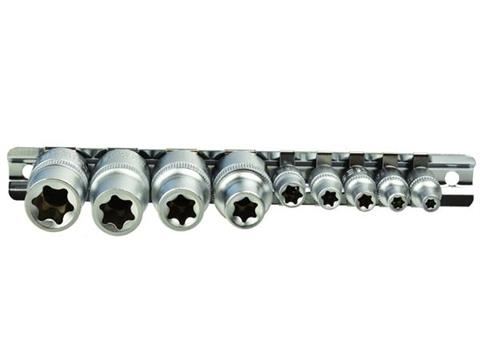Sada násad Torx 1/4", 1/2" 9ks - GEKO  G10166