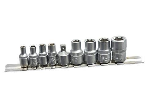 Sada násad torx 1/4" + 3/8" 9ks - GEKO G10169