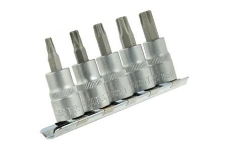 Sada hlavíc Torx T25-50 3/8" CRV 5ks - GEKO G13560