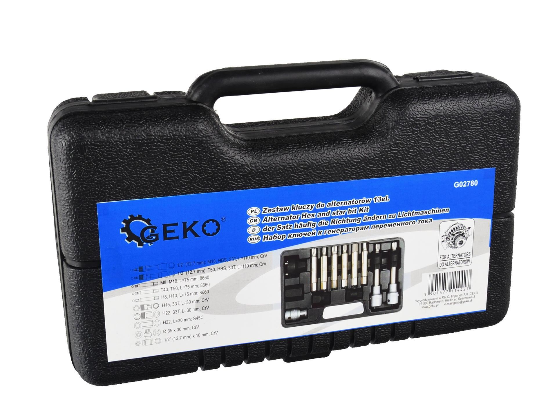 Súprava na opravu alternátorov 13ks - GEKO G02780