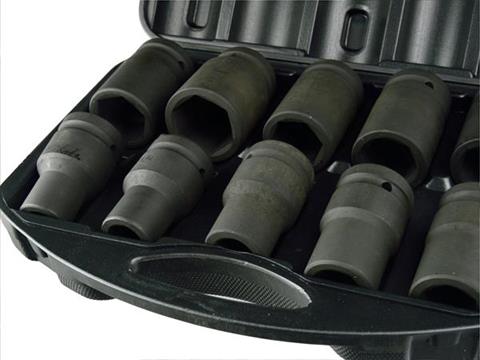 Sada nástrčných hlavic 1", 10ks, 17-41mm - GEKO G10075