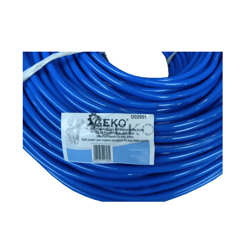 Hadica na vzduch PU 200m (6x4mm) - GEKO G02951
