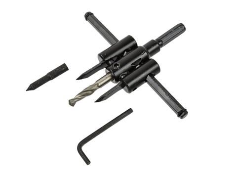 Nastaviteľný vykružovací vrták do dreva 30-120mm - GEKO G30005