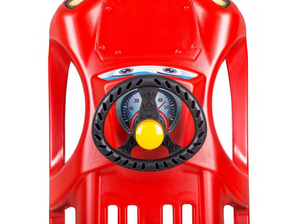 Boby s volantom Car červené - PROSPERPLAST 30796