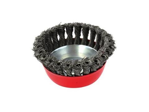 Rotačná kefa zapletaná 4"(100mm) - GEKO G00592