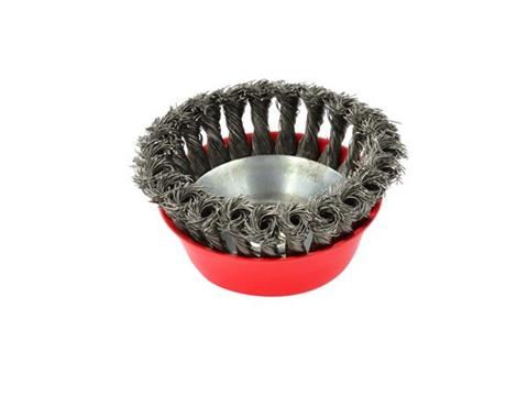 Rotačná kefa zapletaná 5"(125mm) - GEKO G00595