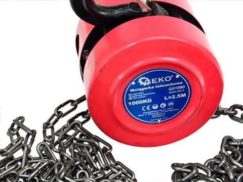 Reťazový kladkostroj 1T x 2,5m - GEKO G01090