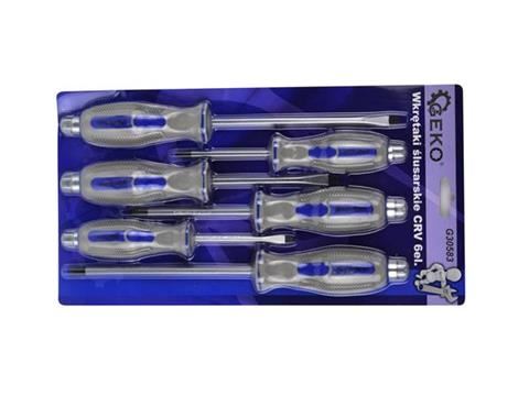 Skrutkovače zámočnicke CRV 6ks - GEKO G30583