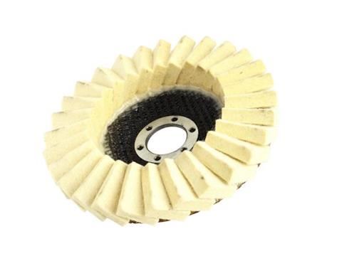 Leštiaci kotúč na hliník filcový 125mm - GEKO PREMIUM G00386
