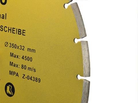 Diamantový kotúč 350mm Segment - GEKO PROFI G00255