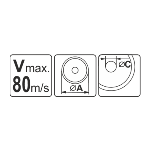 Diamantový kotúč 180x25,4mm - GEKO G00242