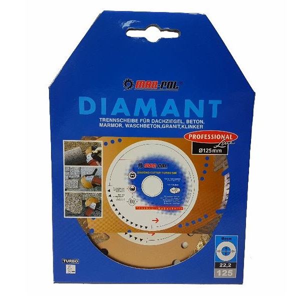 Diamantový kotúč LASER PROFI 125mm x 22,2mm M08721