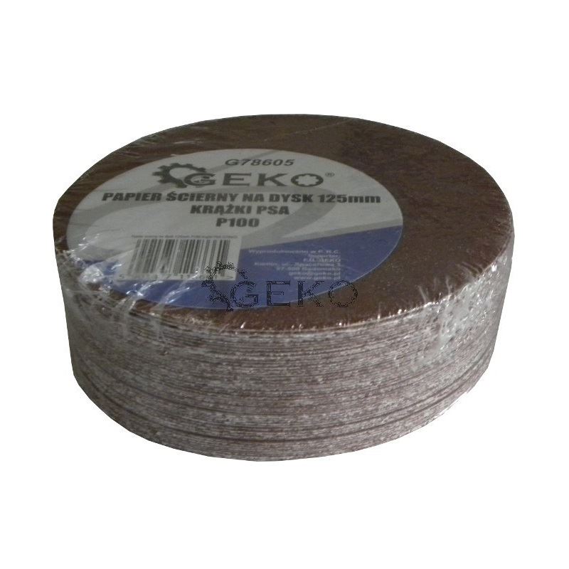 Brúsny papier na kotúč 125mm P180 - GEKO G78608