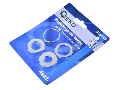 Redukcia do kotúčov 4ks (32-30;32-25,4;32-20;32-16mm) - GEKO G00195