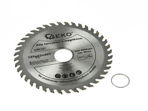 GEKO G00107 PÍLOVÝ KOTÚČ na drevo rezanie dreva 125mm 22mm 40T