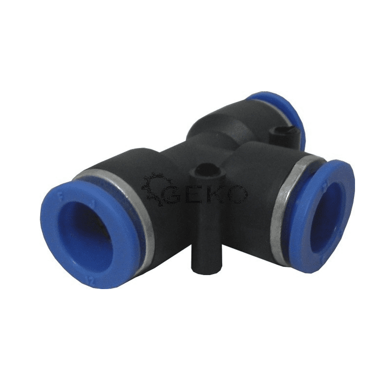 Pneumatická nástrčná spojka 4mm PU/PE typ T - GEKO G03040