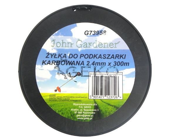 Žacie lanko pre krovinorez 2,4mm x 300m - GEKO G73958