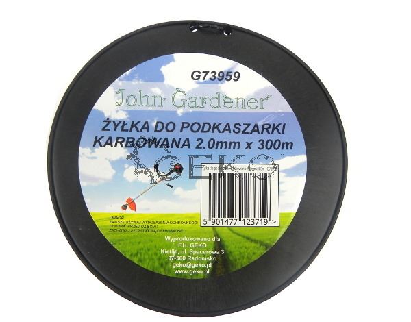 Žacie lanko pre krovinorez 2,0mm x 300m - GEKO G73959