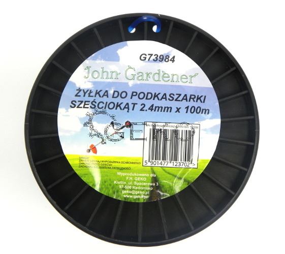 Žacie lanko pre krovinorez 2,4mm x 100m - GEKO G73984