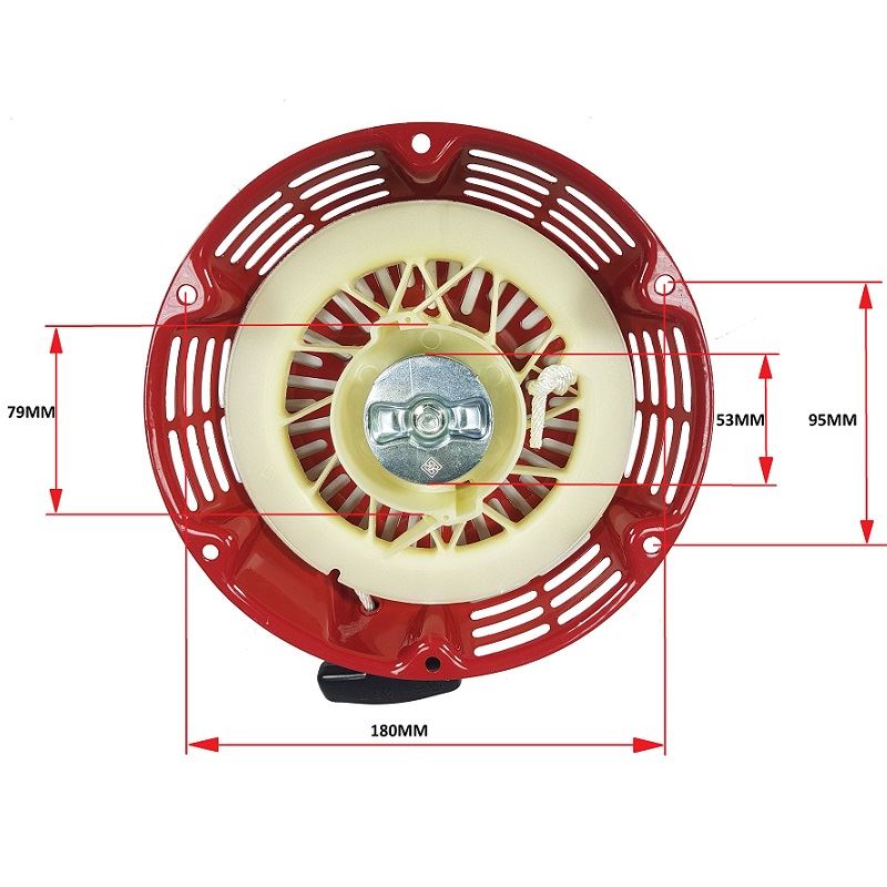 Ručný štarter 2. štartovací mechanizmus GX270 9HP - MAR-POL M798555