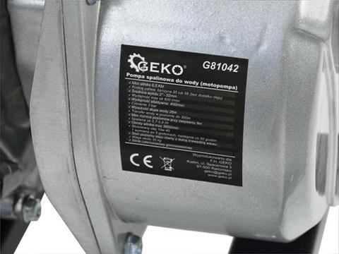 Benzínové motorové čerpadlo 2" 6.5Hp - GEKO G81042