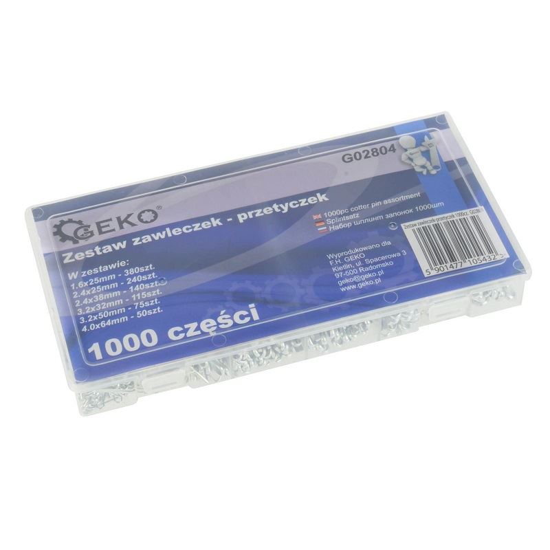 Sada závlačiek 1000ks - GEKO G02804