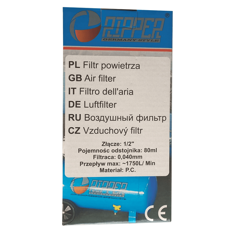 Vzduchovy filter 1/2" - MAR-POL M80695