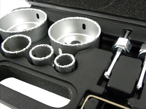 Sada korunkových vrtákov volfrám 22-73mm 6ks - GEKO G39990