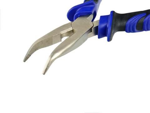Kliešte ploché zahnuté 160mm - GEKO G00807