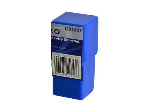 Číselníky čísla 5mm/9ks - GEKO G01807