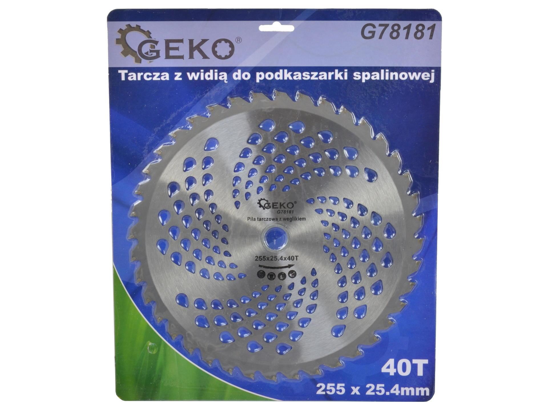 Pílový kotúč 255x25,4mm 40z - GEKO G78181