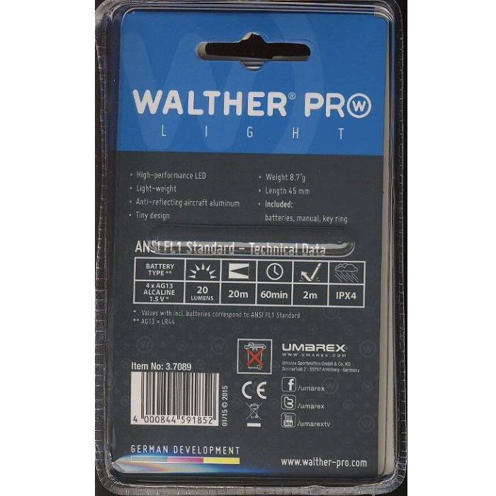 Baterka WALTHER PRO NL20