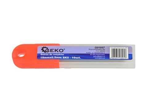 Náhradné čepele pre nože 18mmx0.5mm SK5 10ks - GEKO G01857