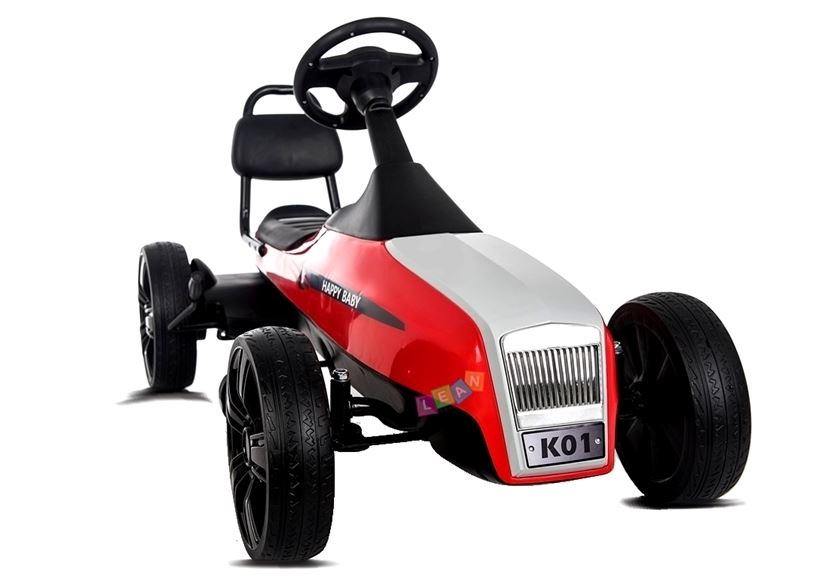 Motokára GM01 s EVA kolesami, nosnosť 30kg, červená