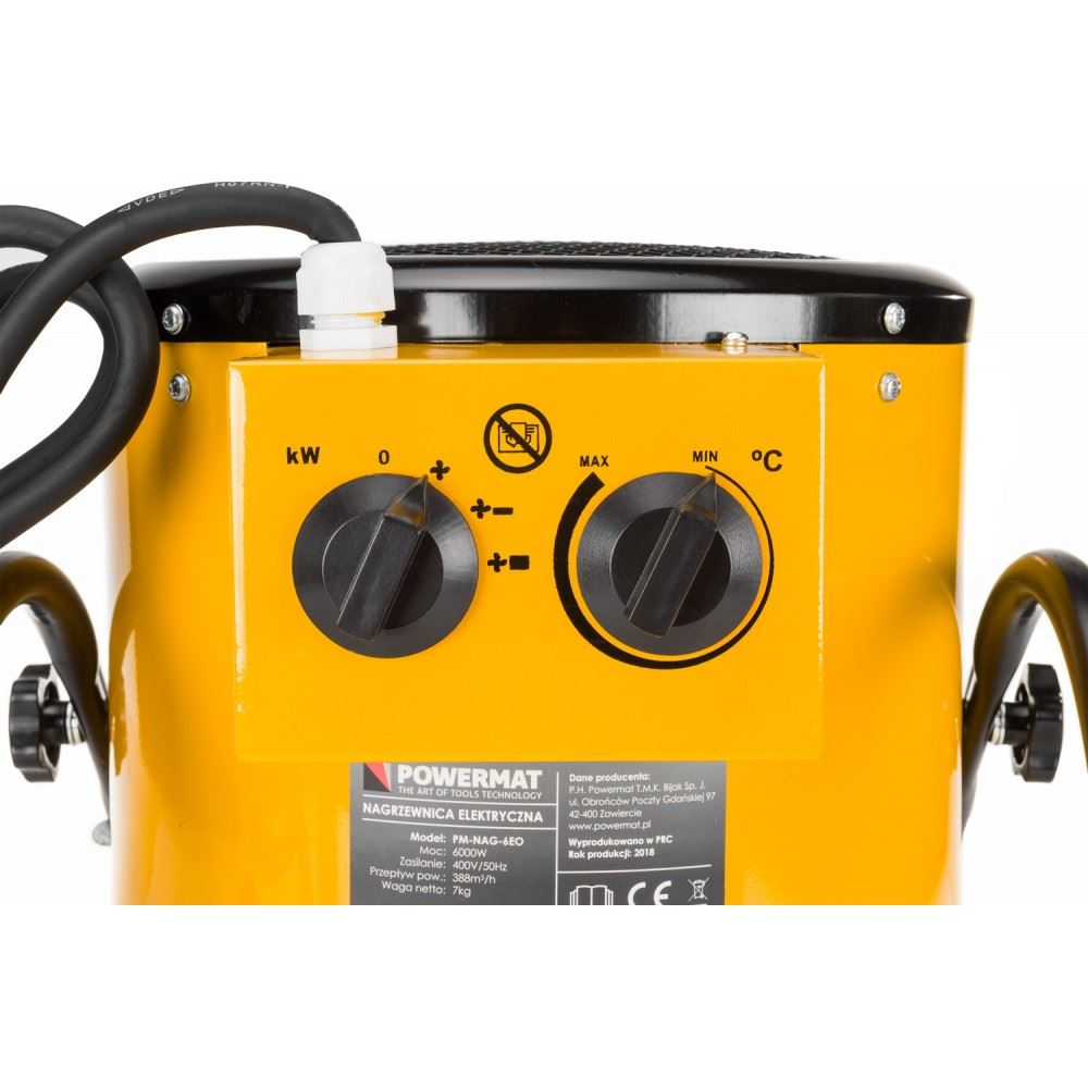 Elektrický ohrievač POWERMAT 6kW 400V