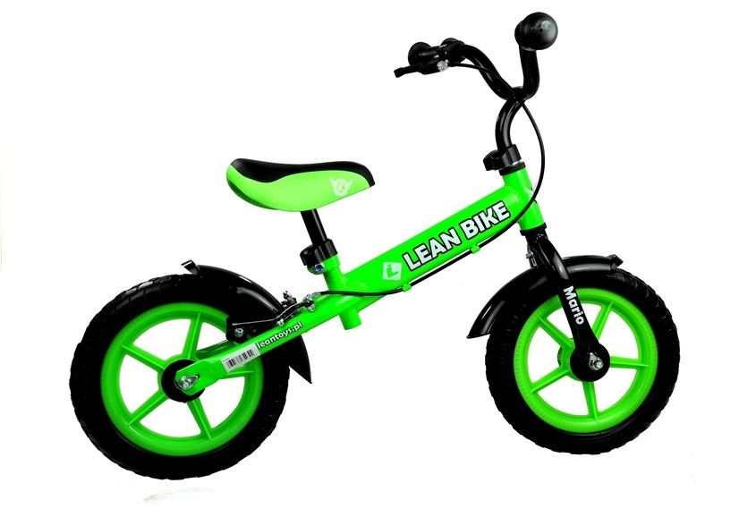LeanToys Odrážadlo Mario 12" zelené l2626