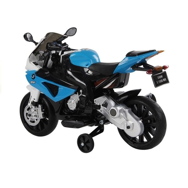 LT Elektrická motorka BMW S1000RR, 2x45W motor, modrá l1683