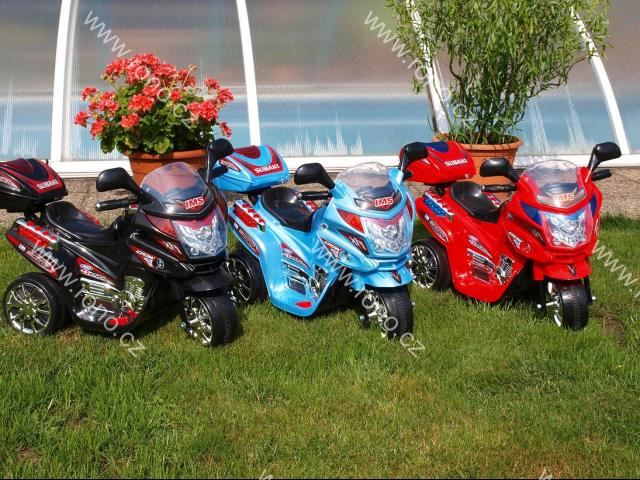 Detská elektrická motorka Viper Policie, čierna