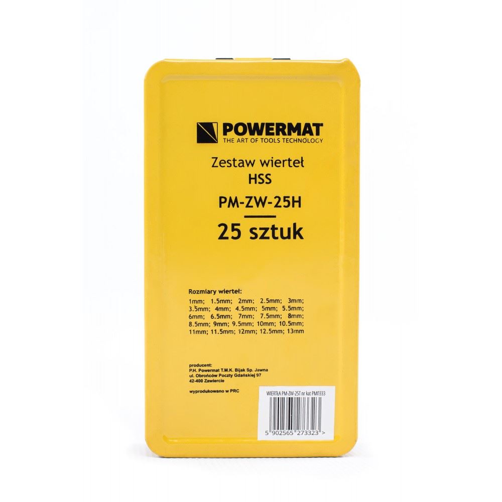 Sada vrtákov PM-ZW-25H - POWERMAT