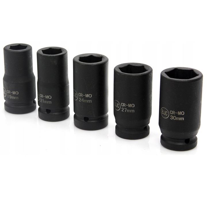 Sada nástrčných hlavic 3/4" , 5ks, 19-30mm - BJC M58277
