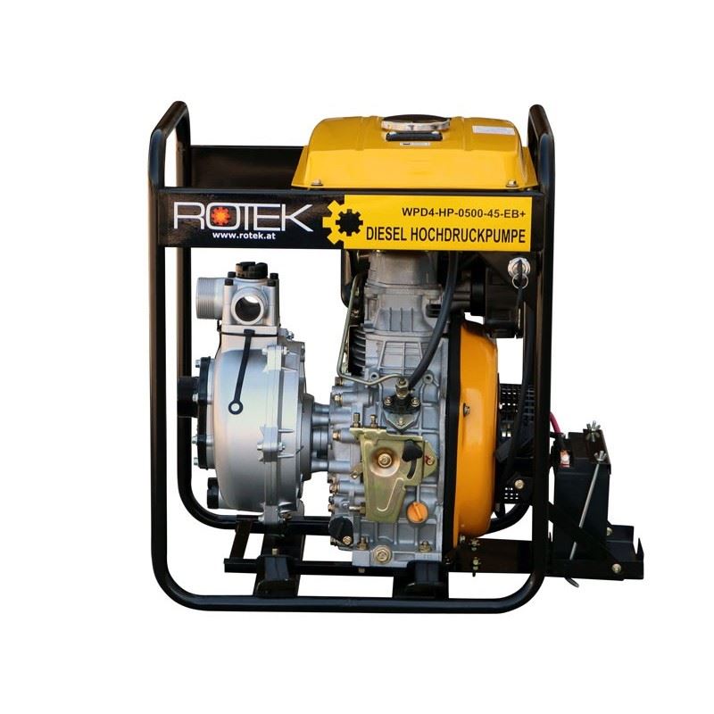 Dieselové čerpadlo na vodu WPD4-HP-0500-45-EB+ - ROTEK PUM359