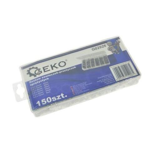 Sada pružných závlačiek 150ks - GEKO G02926