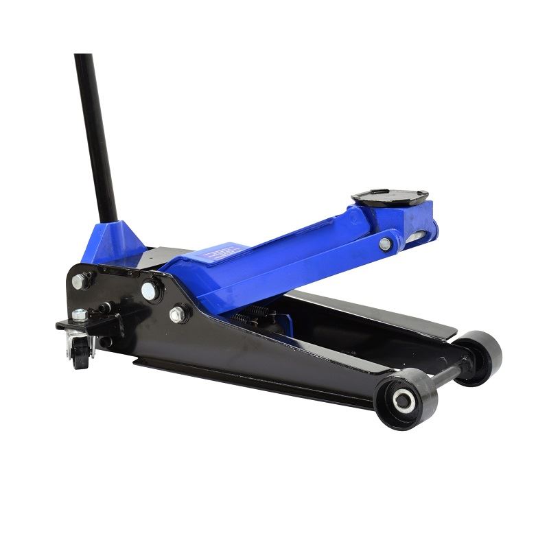Pojazdný nízkoprofilový hydraulický zdvihák dvojitá pumpa 4T 95-550 mm - GEKO PREMIUM G02196