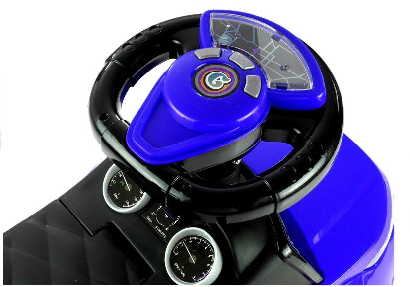 LeanToys Detské odrážadlo s chodítkom 614W - modré L2852