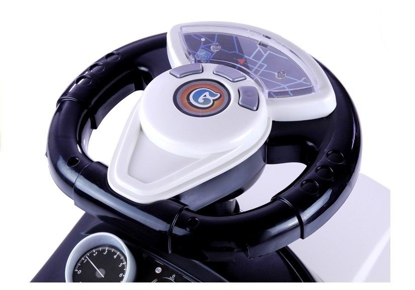 LeanToys Detské odrážadlo 613W biele + biele svetlá L2892