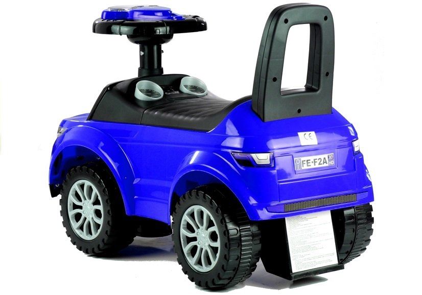 LeanToys Detské odrážadlo 613W modré + modré svetlá L2891
