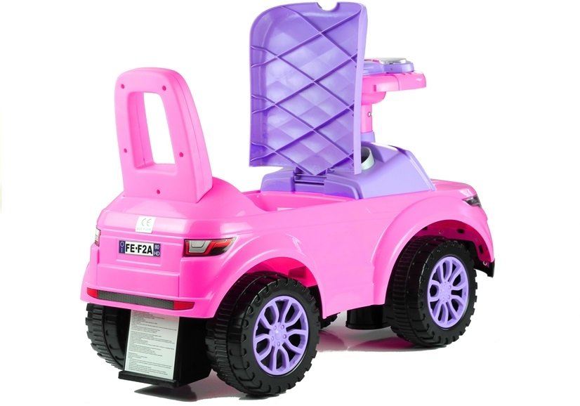LeanToys Detské odrážadlo 613W ružové + ružové svetlá L2890