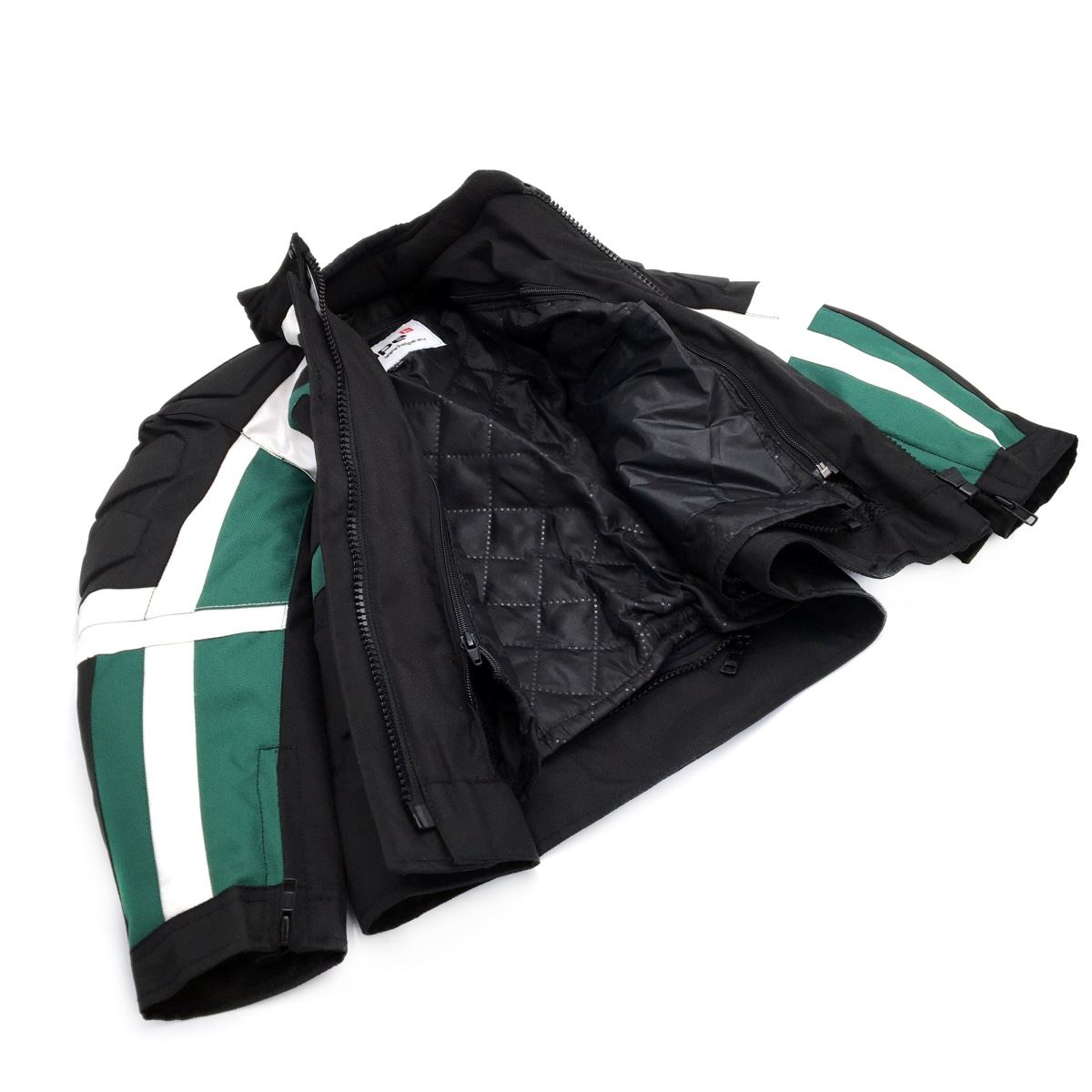 Detská moto bunda HEIPE - zelená