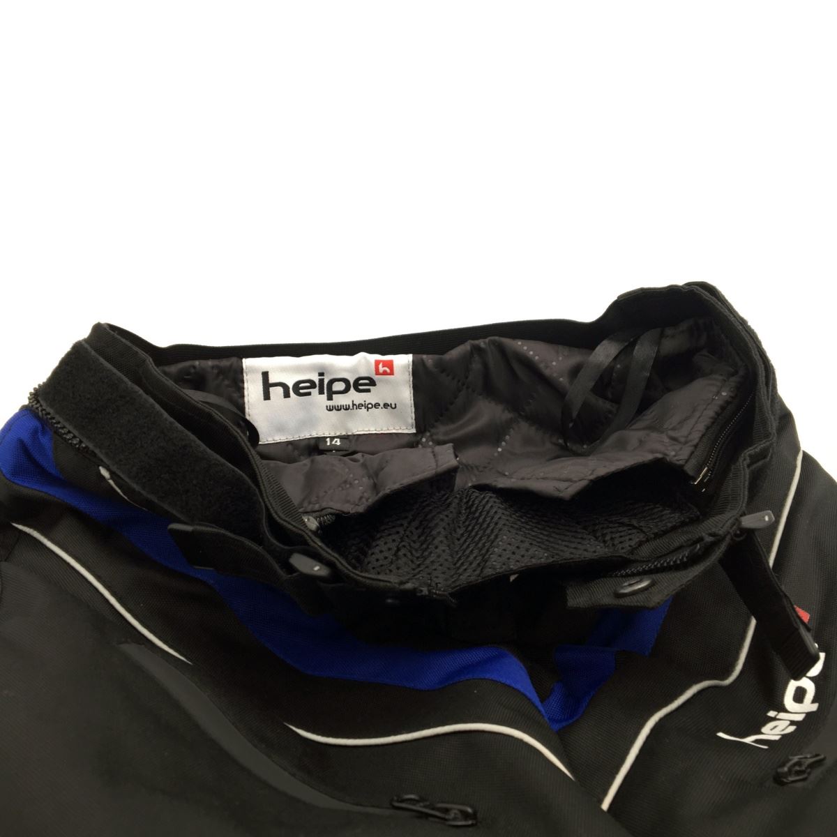 Detské moto nohavice HEIPE - modrá