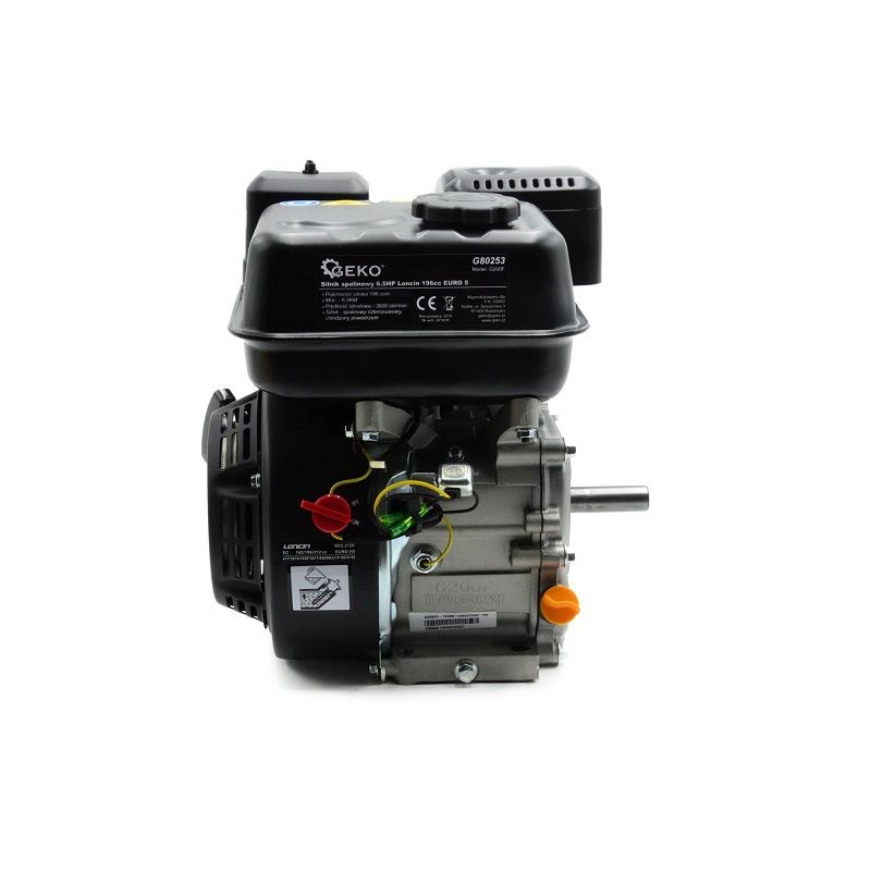 Benzínový motor 6,5HP Loncin 196cc EURO 5 - GEKO G80253